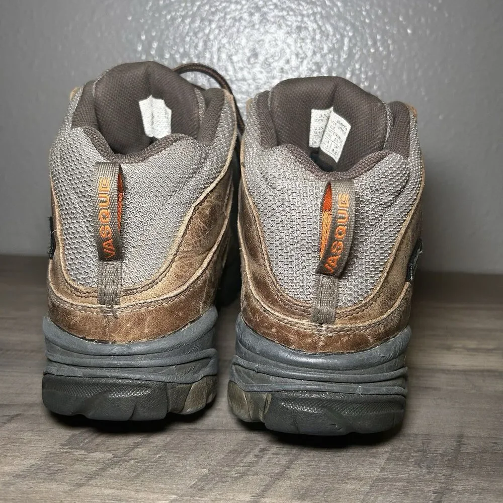 Vasque Scree 2.0 Mid Vibram Mens Size 9.5M Waterproof Hiking Boots Brown Leather
